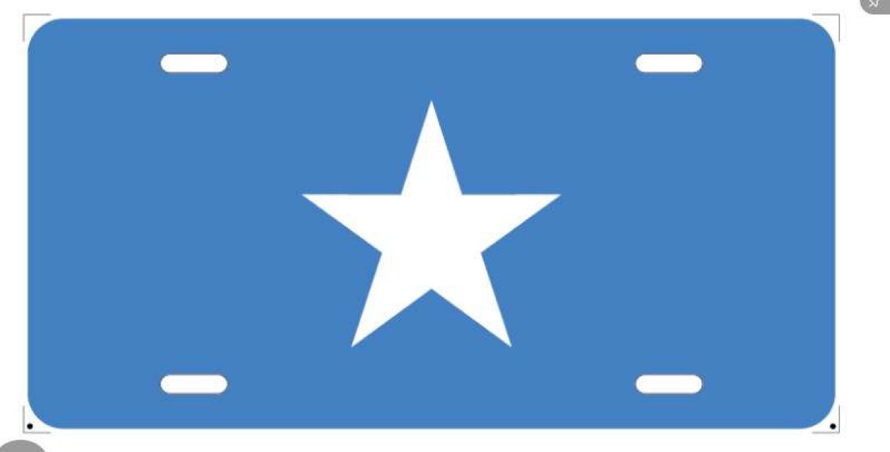 Somali custom plate